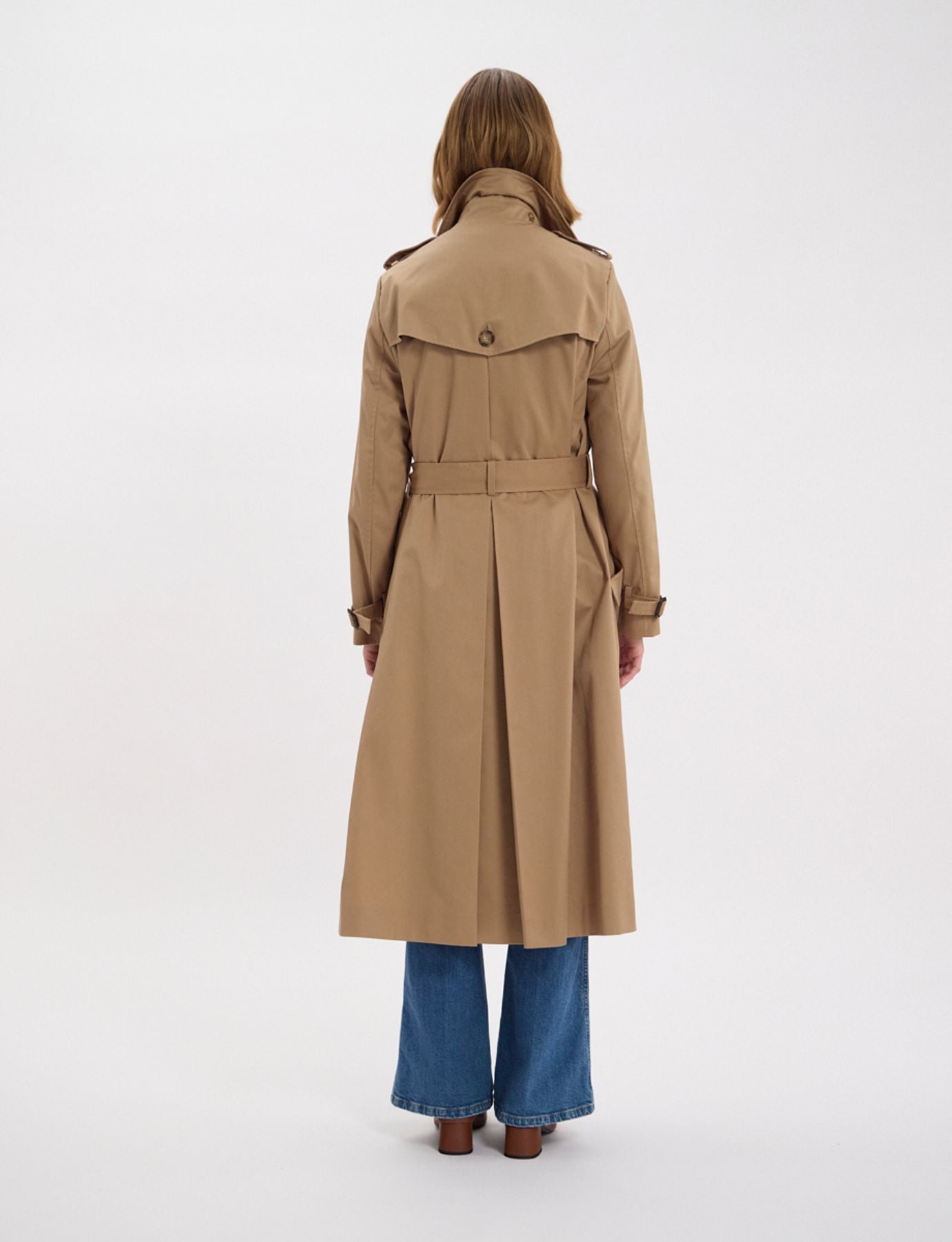 Beige Gaultier trench coat