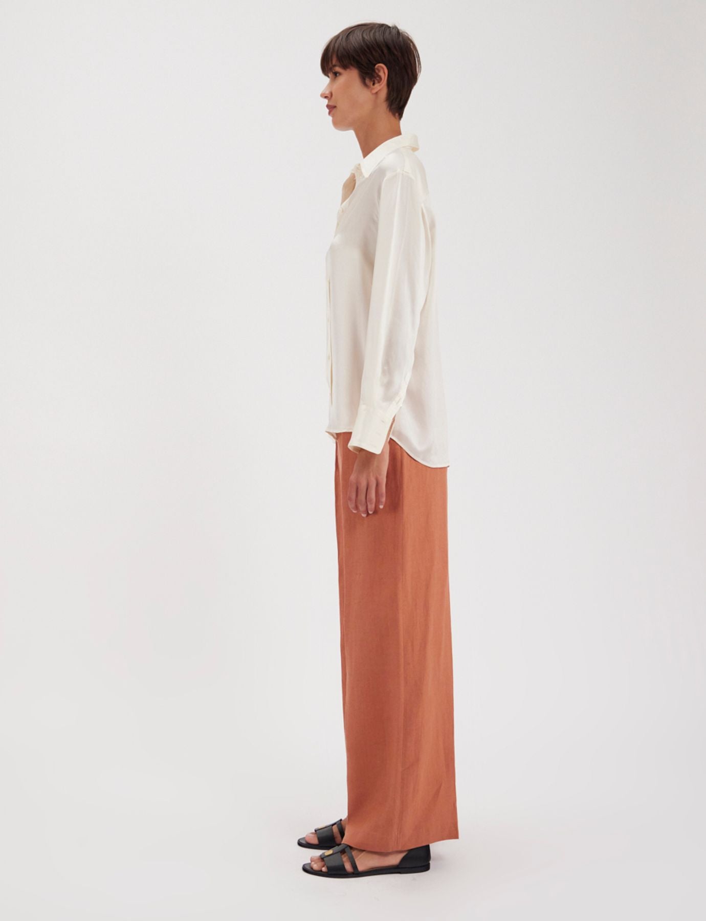 Maureen ecrue silk shirt