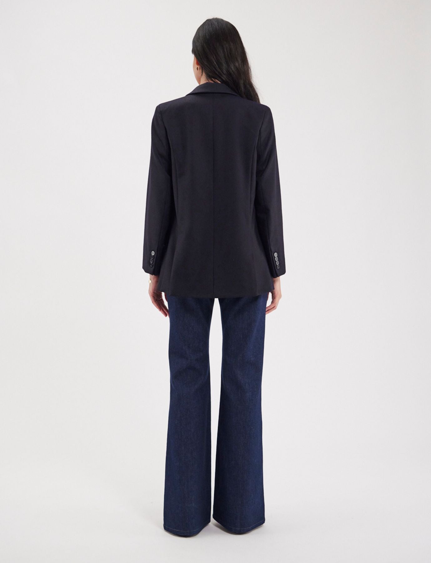 Bruna dark blue wool jacket