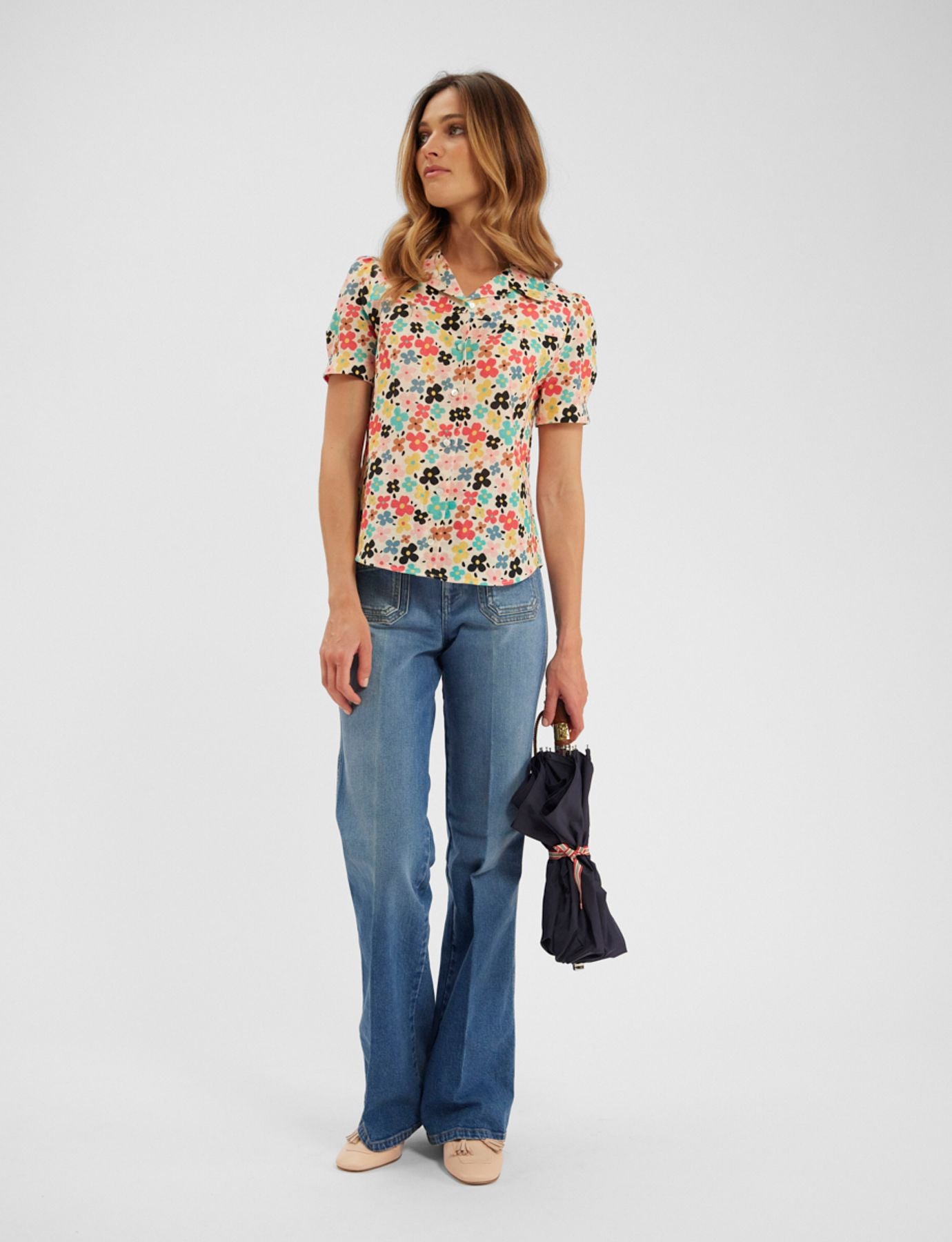 Ombrello blu navy